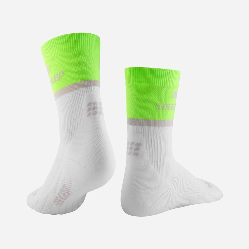 CEP the run socks mid cut v4 Men green/white